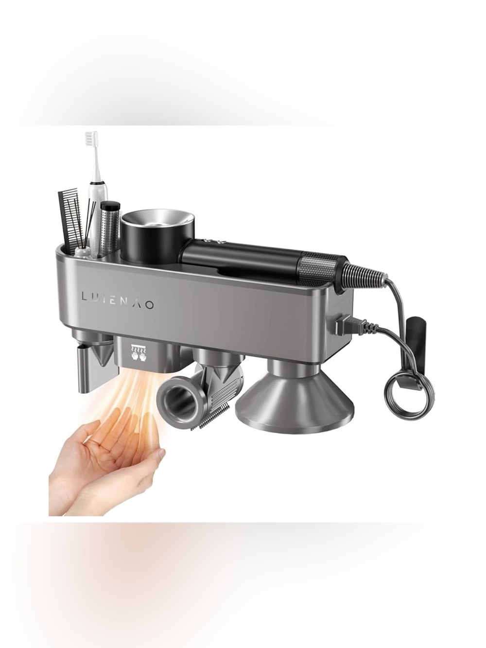 Luienao Smart Hair Dryer Holder/organizer
Hair dryer not only included